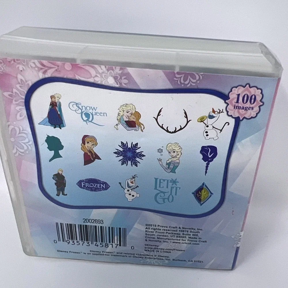Disney Frozen Cricut Imagine Cartridge with Handbook Untested 2015 Provo Craft